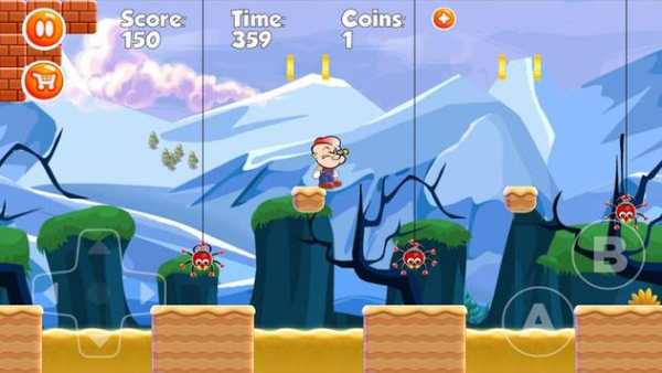 Popaye’s World - jungle adventure - super world screenshot 4