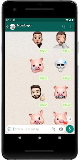 👩 WAStickerapps Emojis 3D Stickers for WhatsApp screenshot 1