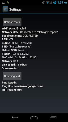 Advanced Signal Status screenshot 7