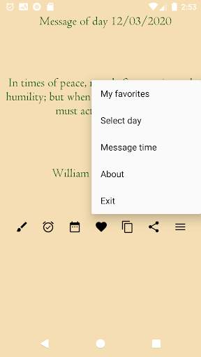 Daily Message for reflexion screenshot 3