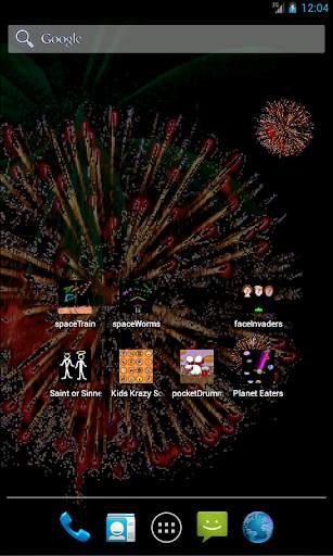LWP Fireworks, Live Wall Paper screenshot 6