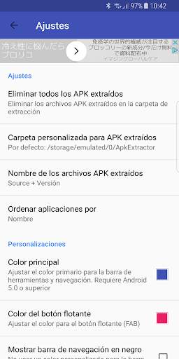 APK Extractor - Copia de seguridad y exportar APKs screenshot 6