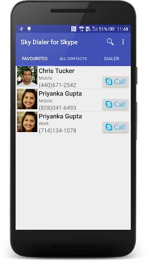 Sky Dialer for Skype screenshot 1