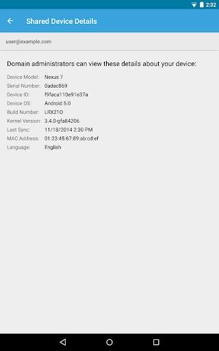 Google Apps Device Policy screenshot 9
