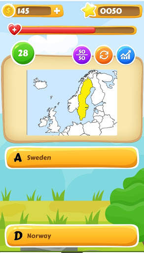 World Map Trivia : World Map Quiz Game screenshot 5