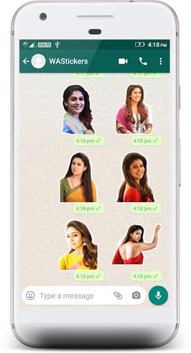 Nayanthara Stickers 4 WhatsApp screenshot 8