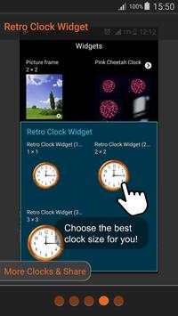 Retro Clock Widget screenshot 8