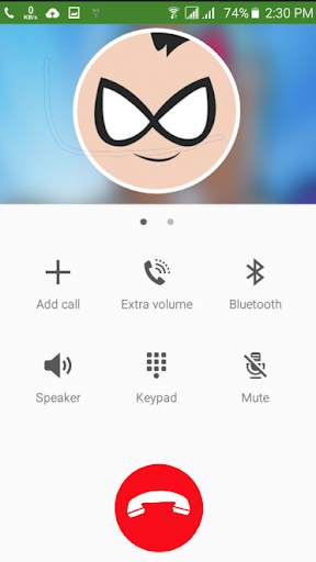 CALL Teen Heroes Titans Go Fake CALL screenshot 6