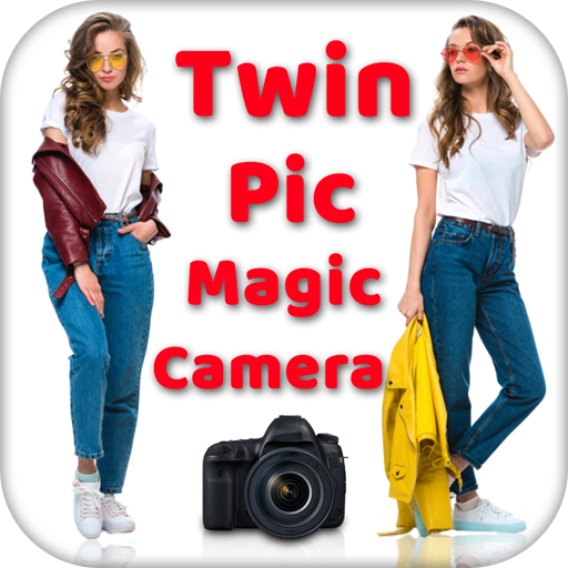 Twin Pic Magic Camera : selfie fly clone camera icon