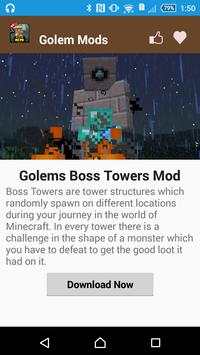 Golem Mod Untuk MCPE ' screenshot 2