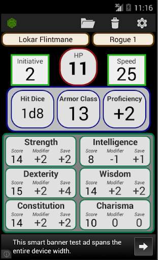 Fifth Edition Character Sheet screenshot 1