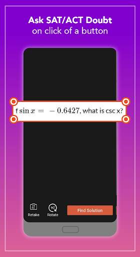 Doubtnut: ACT/SAT Math & English Practice Test App screenshot 1