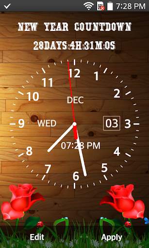 Clock Live Wallpaper screenshot 2