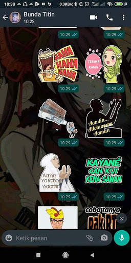 Stiker WA Lucu Keren Pentol Kocak WAStickerApps screenshot 3