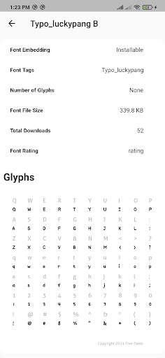 Korean Fonts: Download Free Korean Fonts screenshot 4