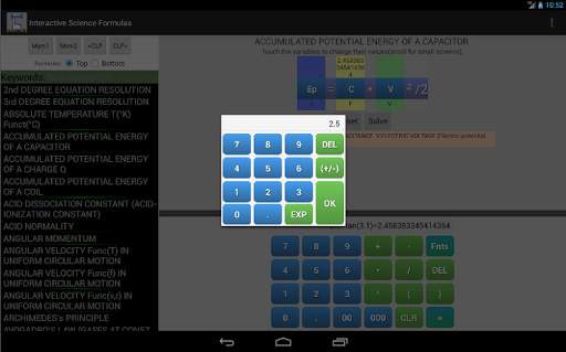 Science Formulas screenshot 19