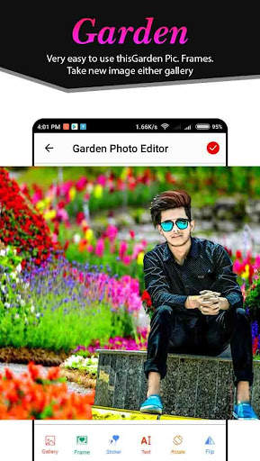 Garden Photo Editor - 1 تصوير الشاشة