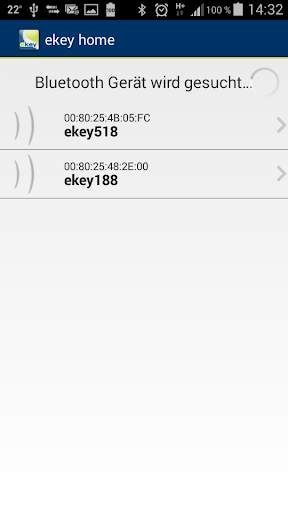 ekey home App screenshot 1