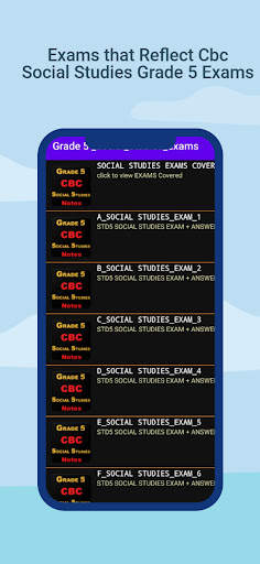 Grade 5 Social Studies Exams A screenshot 4