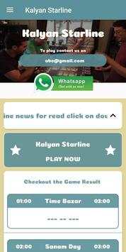 Kalyan Starline - PLAY ONLINE SATTA MATKA... screenshot 3