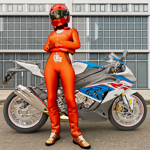 Motorcycle simulator offline icon