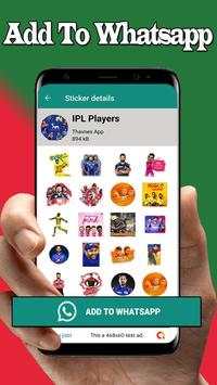 IPL Cricketer Stickers : WAStickerApps screenshot 9