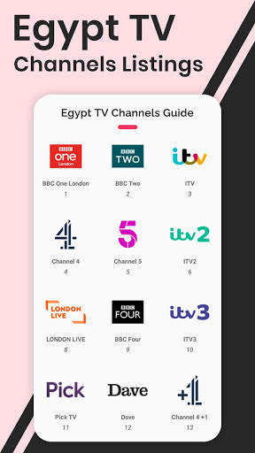 Egypt TV Schedules - Live TV All Channels Guide screenshot 4