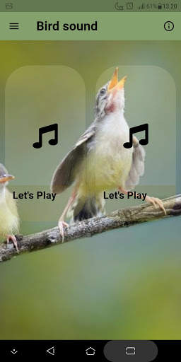 Bird sound screenshot 1