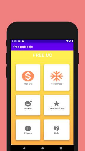 Free UC and Royal Pass : Free UC PUB screenshot 1