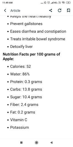 Fruits Vitamins & Vegetables Vitamins screenshot 5