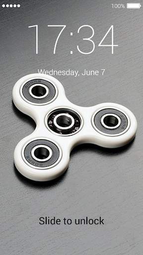 Fidget Spinners Lock Screen 4 تصوير الشاشة