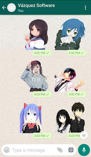 WASticker Anime Stickers screenshot 1