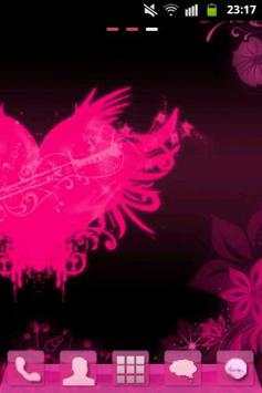 GO Launcher EX Hearts Theme screenshot 4