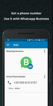 Phone Number for WhatsApp Business - Wabi screenshot 3