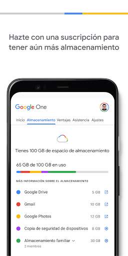 Google One screenshot 3