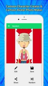 Cartoon Character Creator & Avatar Photo Maker 3 تصوير الشاشة