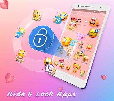 Cute Emoji Launcher 2018 screenshot 7