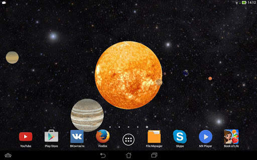 Solar System 3D Free Live Wallpaper screenshot 7