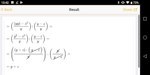 Solve Equations and Simplify Expressions скриншот 5