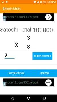 Bitcoin Math - Free Bitcoin! screenshot 3