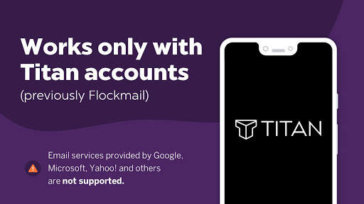 Titan for Titan mail accounts screenshot 1