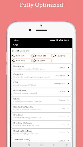 GFX Tool - Global Version screenshot 1