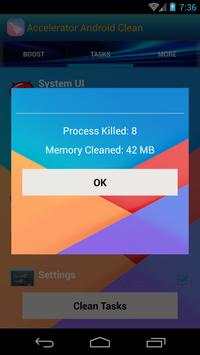 Accelerator Android Clean screenshot 3