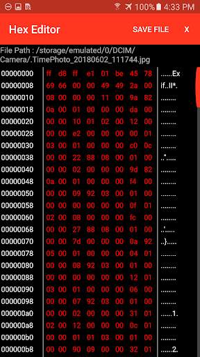Photo Hex Editor screenshot 2
