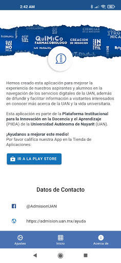 UAN Admisión screenshot 1
