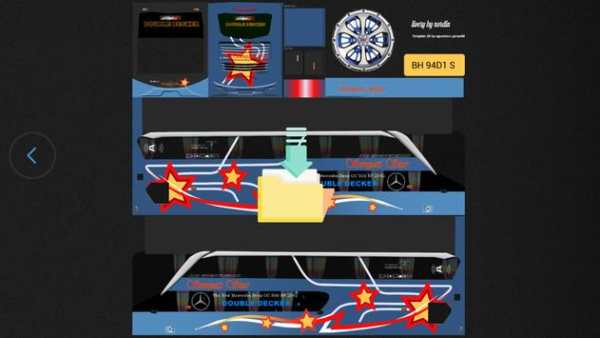 Livery SHD Sempati Star screenshot 2