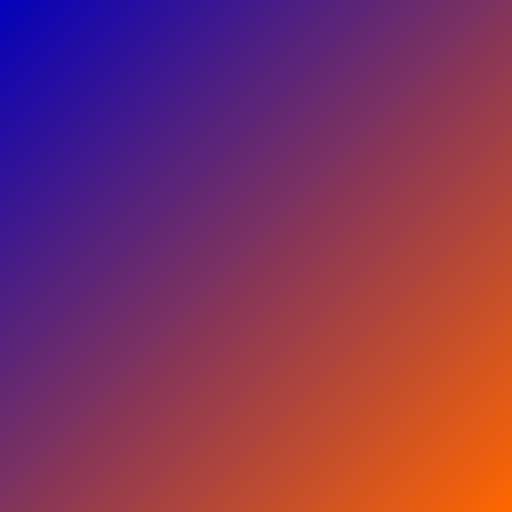 Blue & Orange Go Launcher EX 1.2