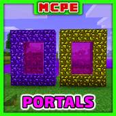 MCPE Portals for Minecraft Mod 2.39