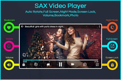 SAX Video Player - All Format HD Video Player 2021 स्क्रीनशॉट 3