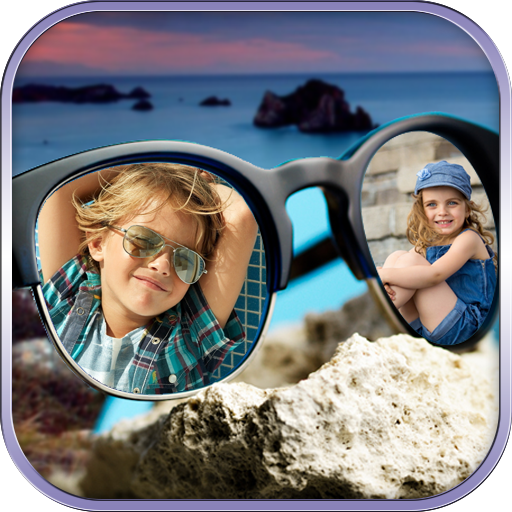 Goggles Dual Photo Frame icon